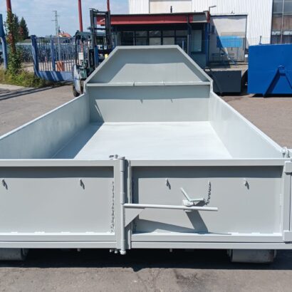 Abroll suťový hákový kontejner 5000×2350×600 mm – skladem Ostrava