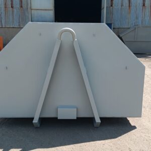 Suťový hákový kontejner Abroll 5000×2350×600 mm – výroba JM20 Ostrava